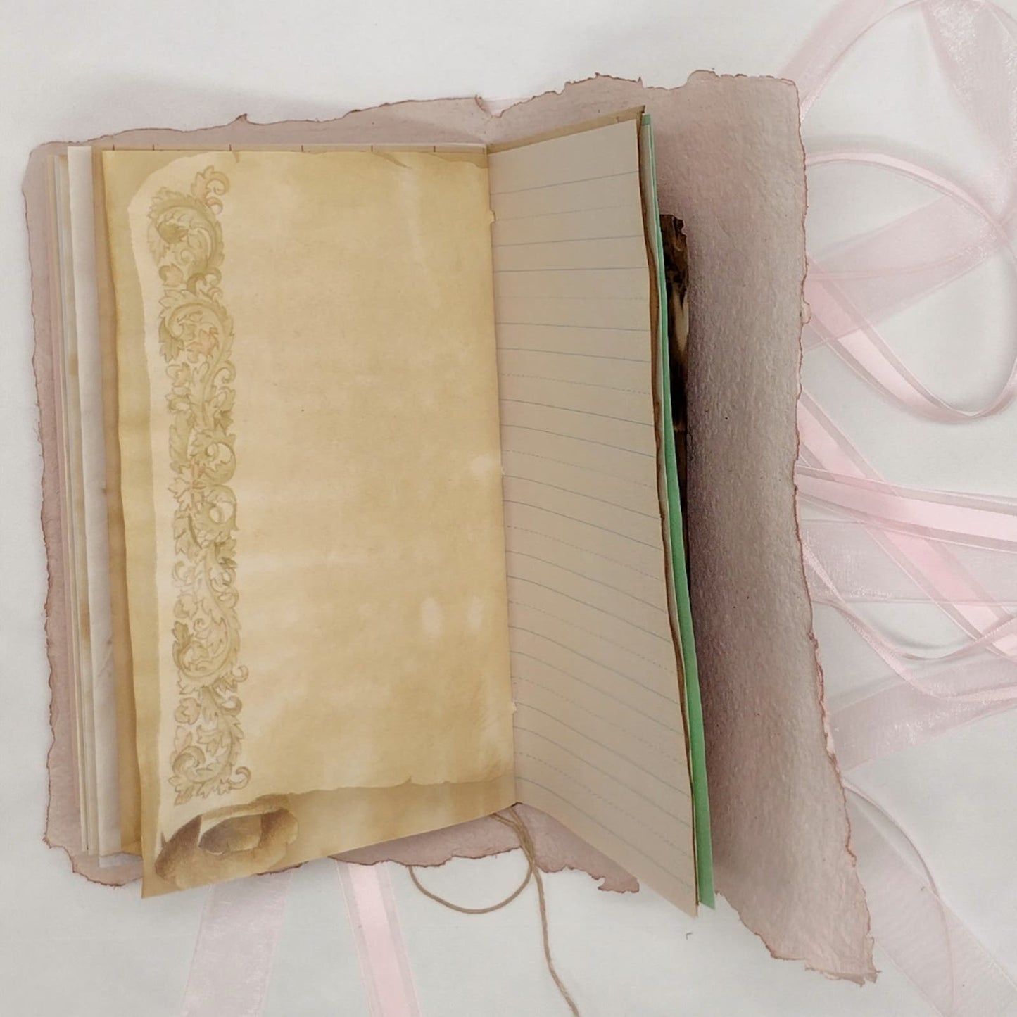 Pink Cover Naked Single Signature Junk Journal