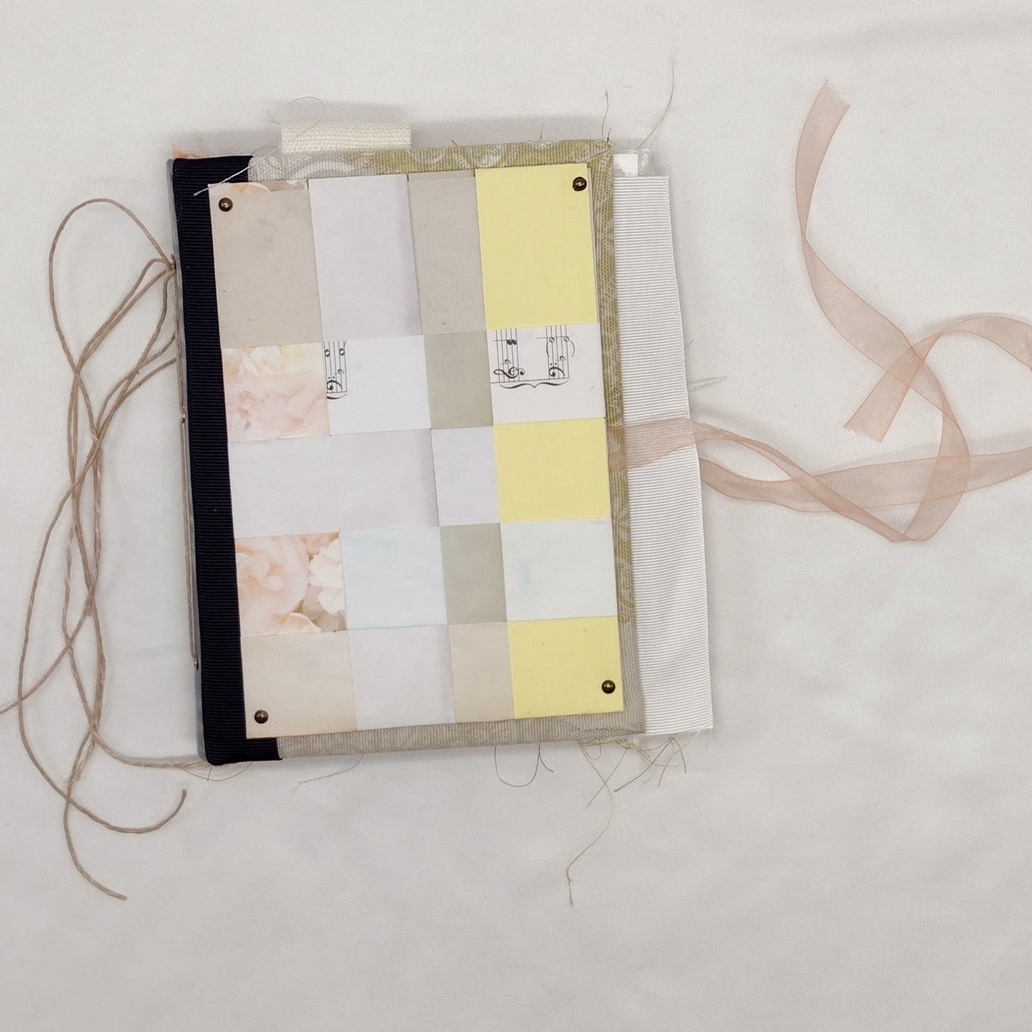 Eclectic Junk Journal 15, Handmade Recycled Journal, Mixed Media Journal