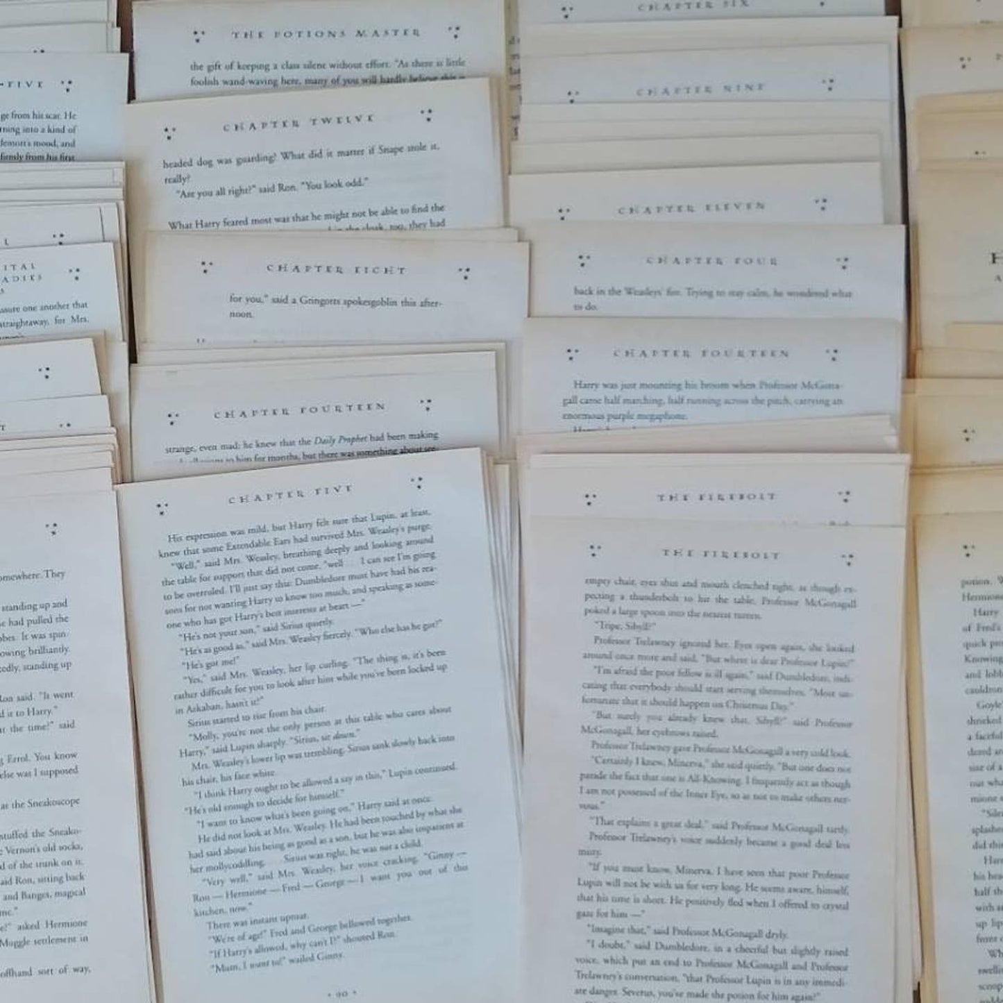 50 Harry Potter Book Page Bundle