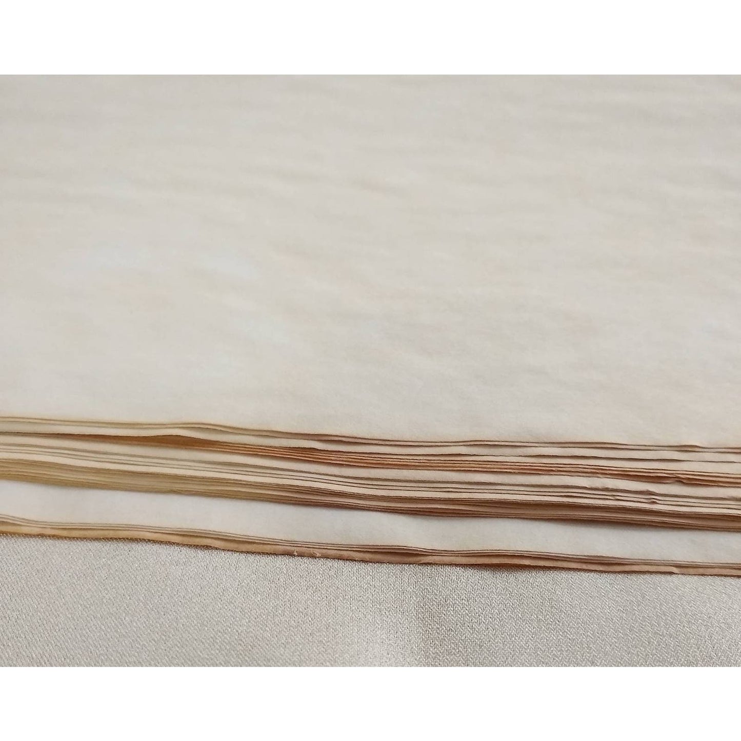 50 Tea Stained 8.5"x11" Dyed Papers