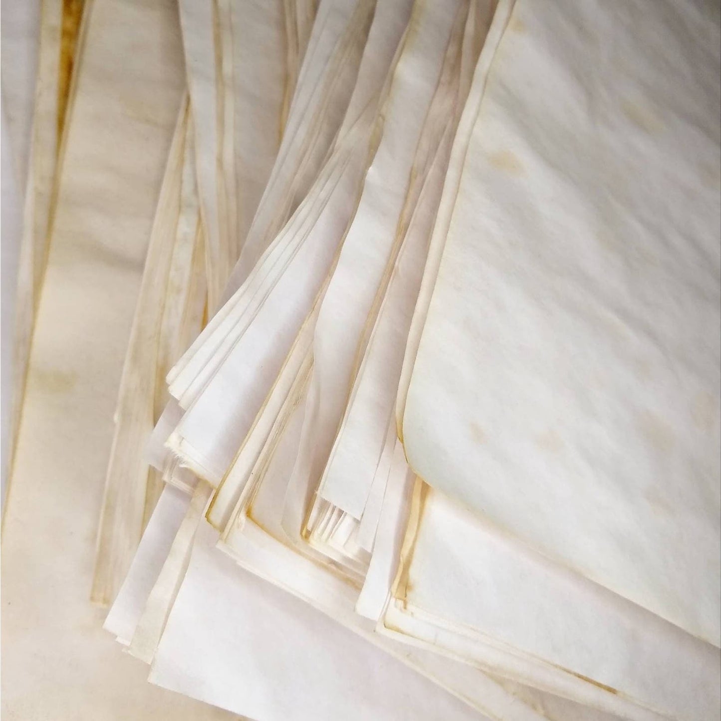 25 Tea Stained 5.5"x8.5" Dyed Papers, Hand Dyed Papers, Junk Journal Supply