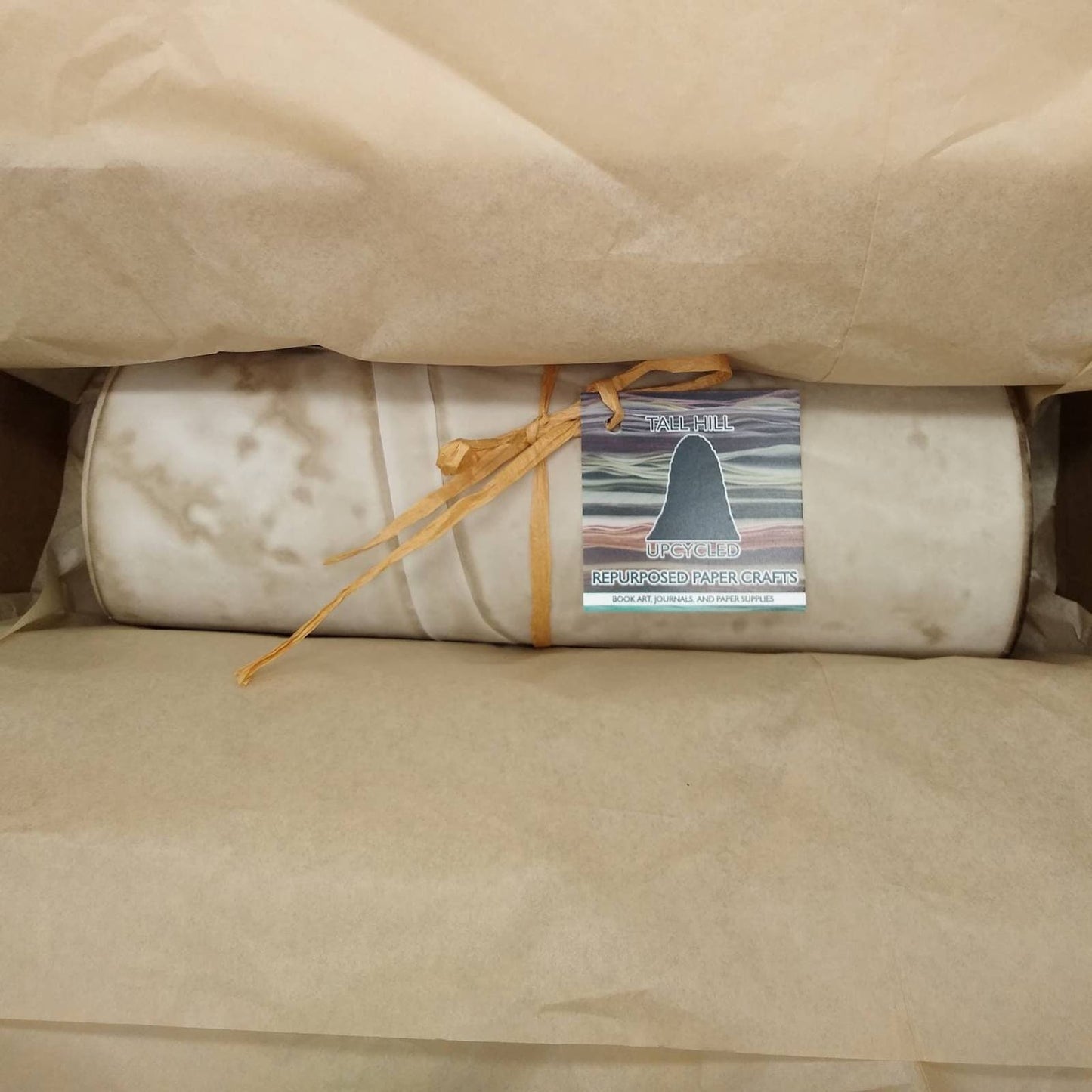 Coffee Dyed 11"x17" Papers, 50 Hand Dyed Papers, Junk Journal Supply