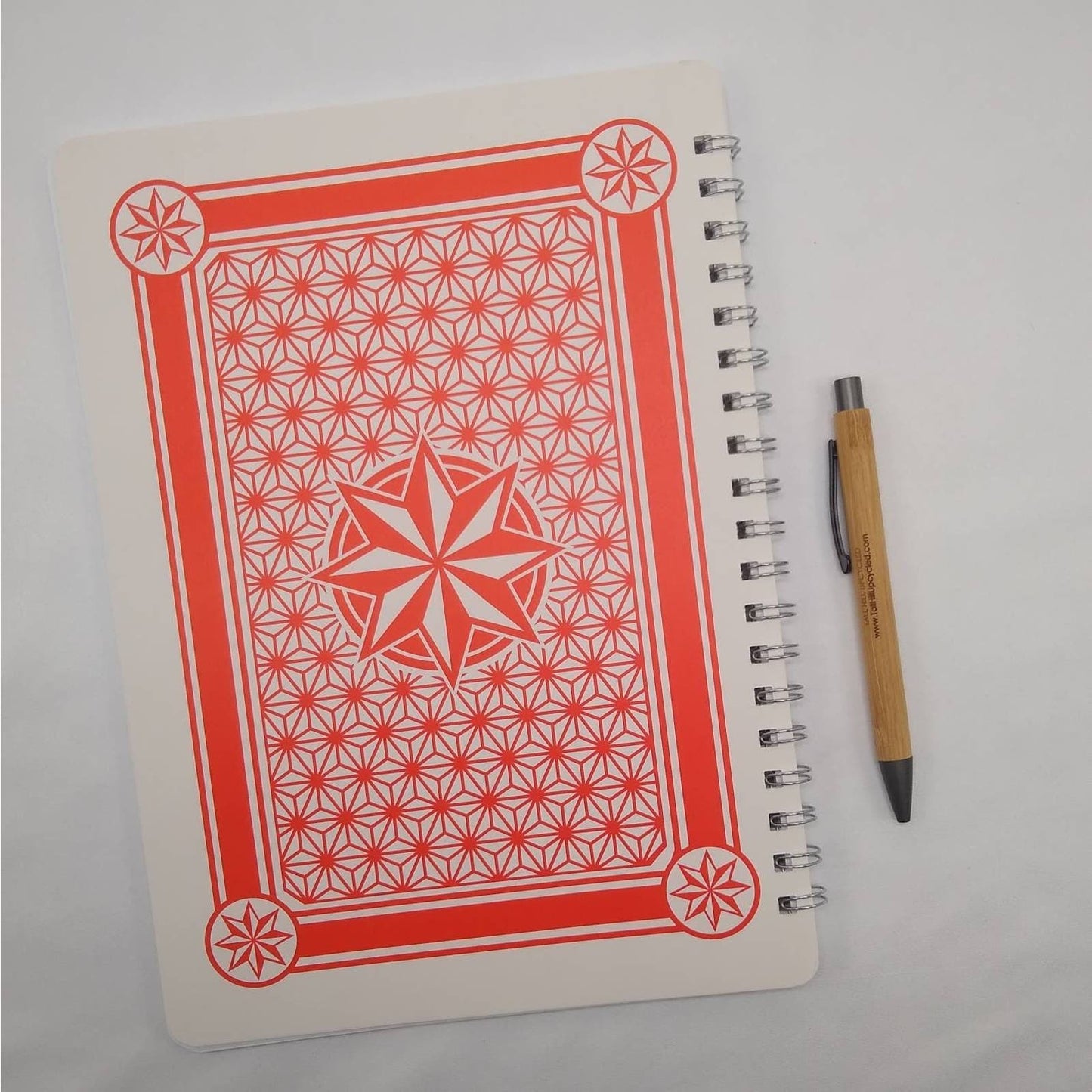 Giant Playing Card Spiral Bound Journal, Altered Book, Junk Journal, Blank Book Journal,