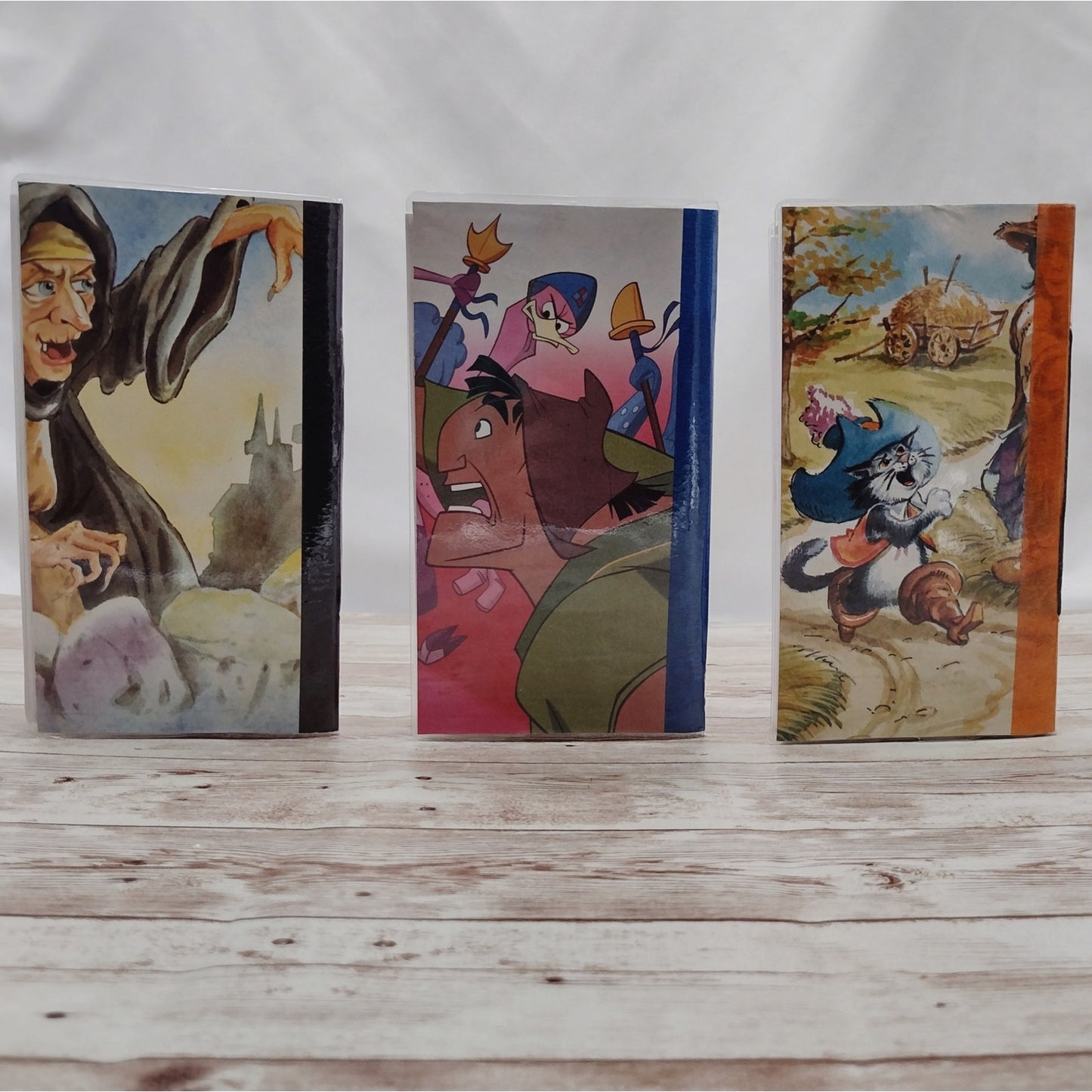 Storybook Themed Small Travel Journals with Sliip Covers, Handmade Small Diary