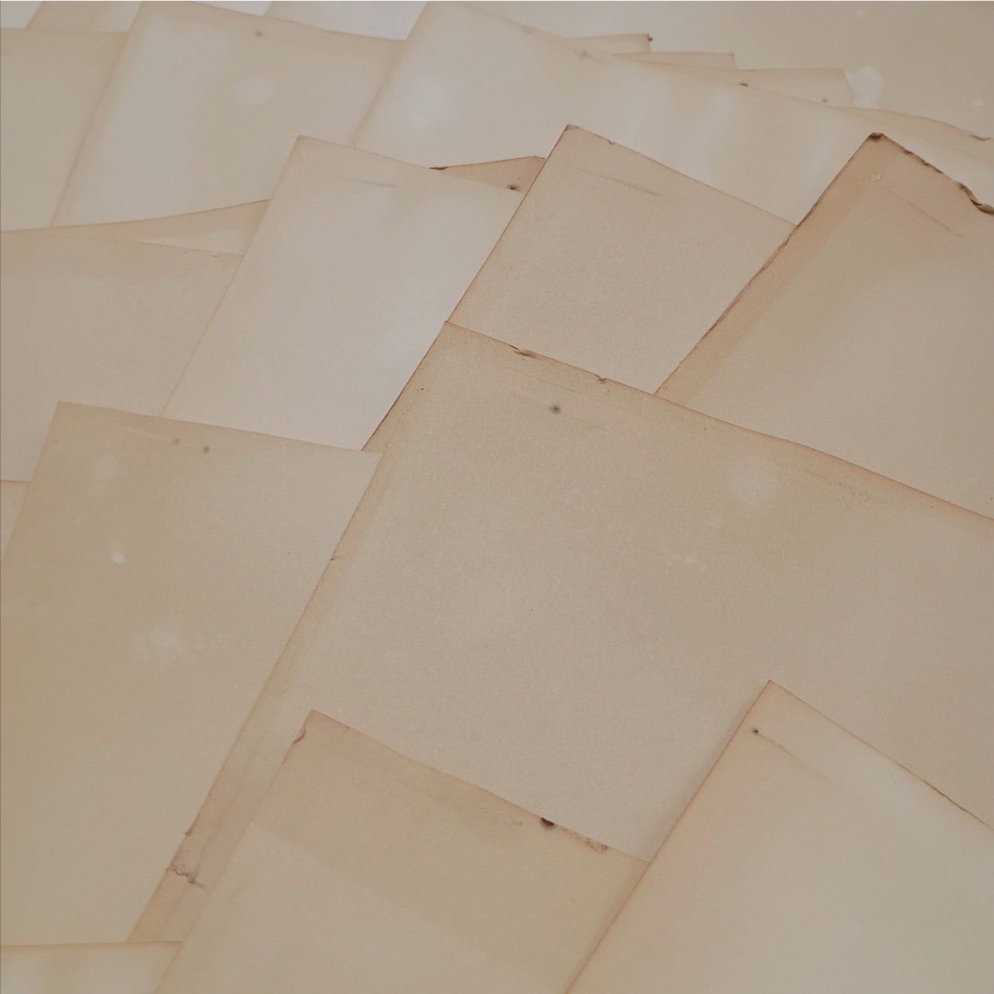 25 Very Heavy Weight Tea Stained 8.5"x11" Dyed Papers, 110 Lb Cardstock