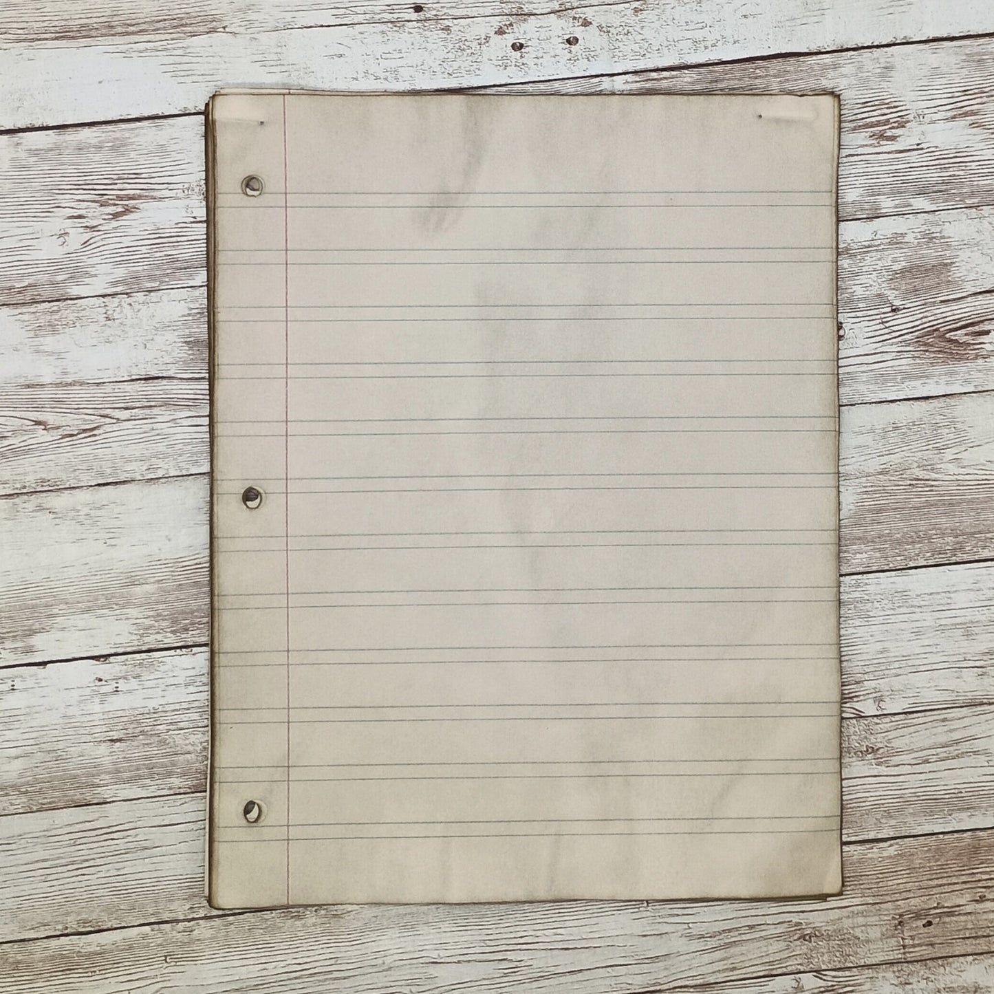 20 Coffee Dyed Child Writing Papers, 8.5x11 Sheets, Hand Dyed Papers