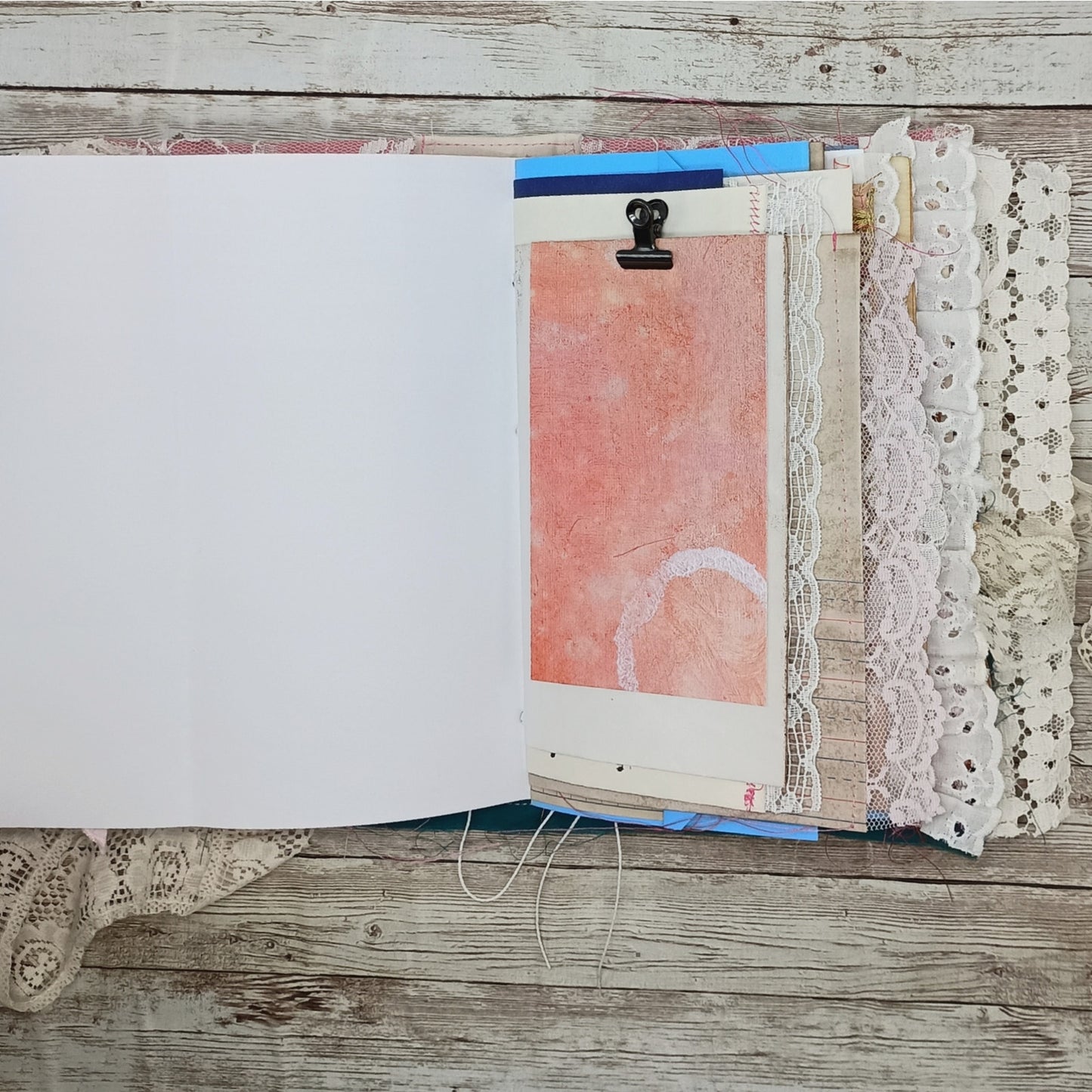 Pink Embellished Junk Journal: Flowers, Birds and Butterflies (Lifetime)