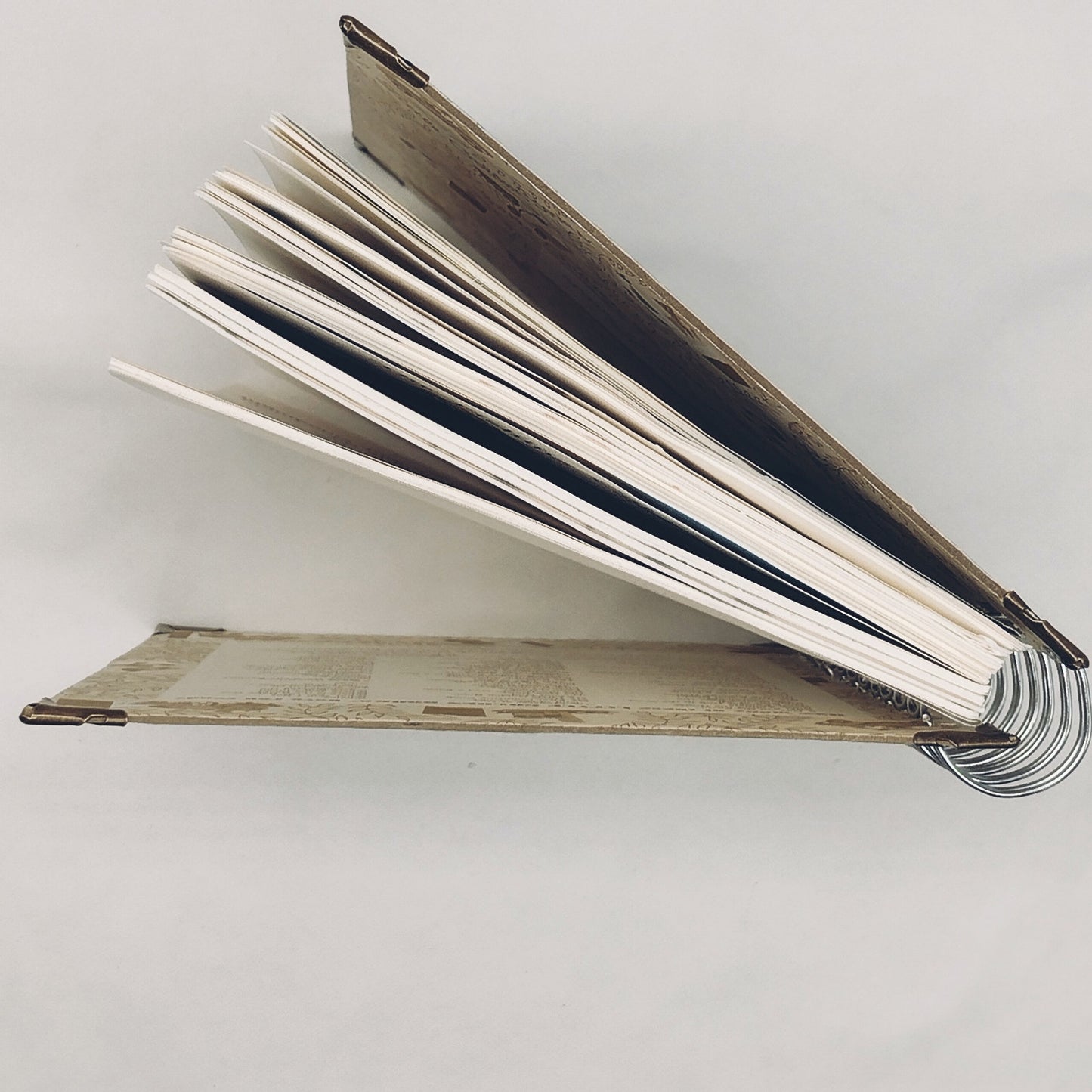Recycled Spiral Notebook Diary, Just For Fun, Altered Book Journal