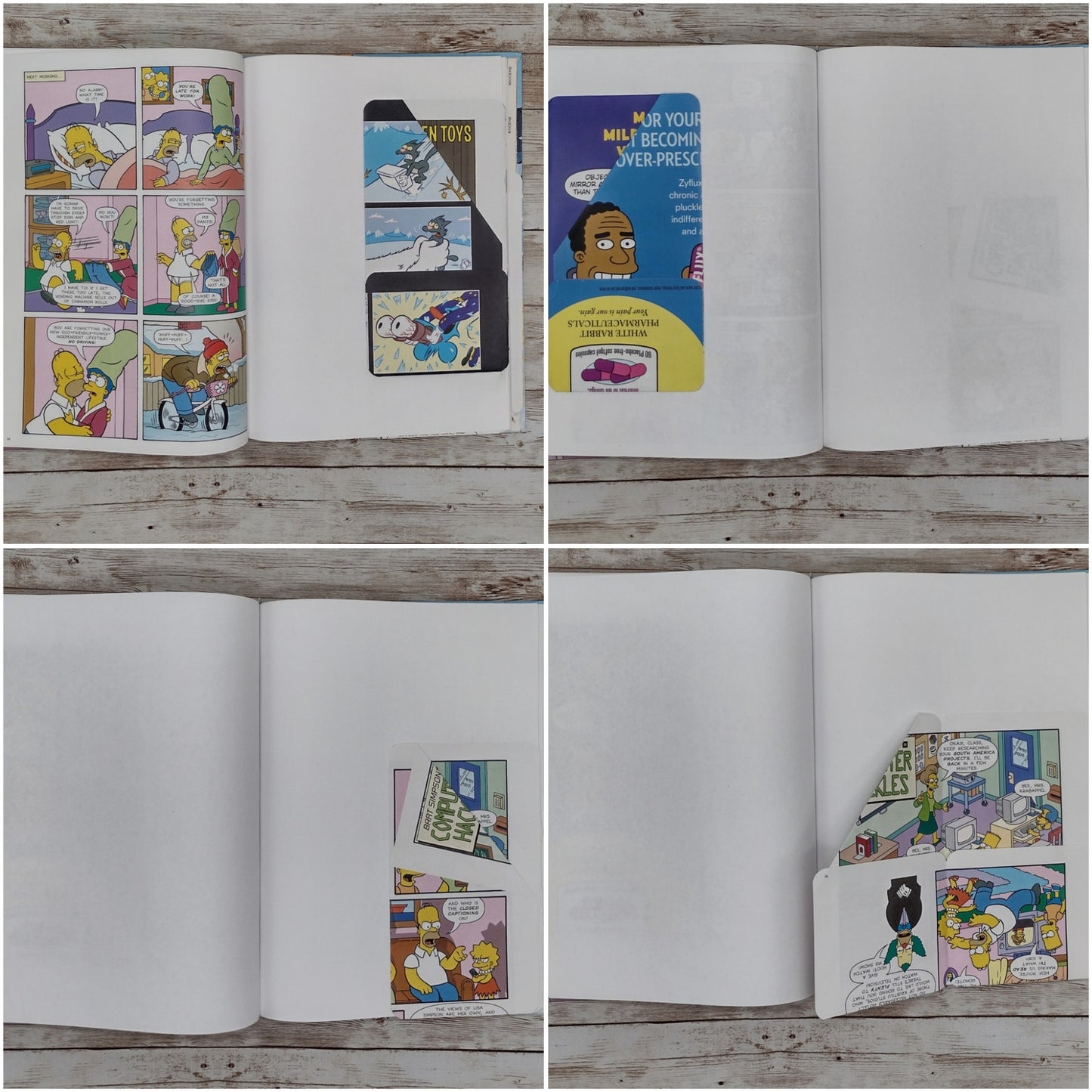 The Simpsons Altered Book Journal, Recycled Diary