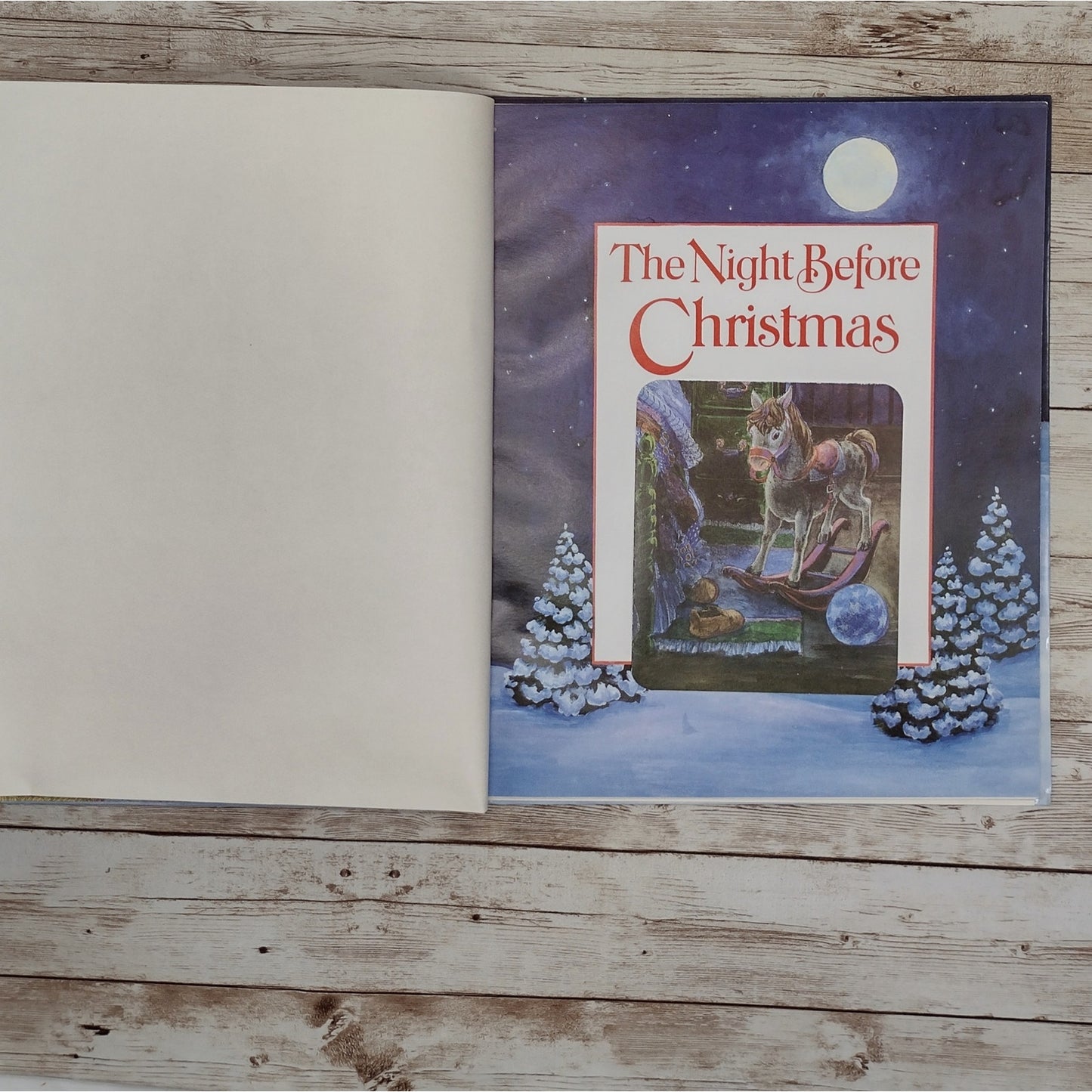 The Night Before Christmas Altered Book Journal, Recycled Diary