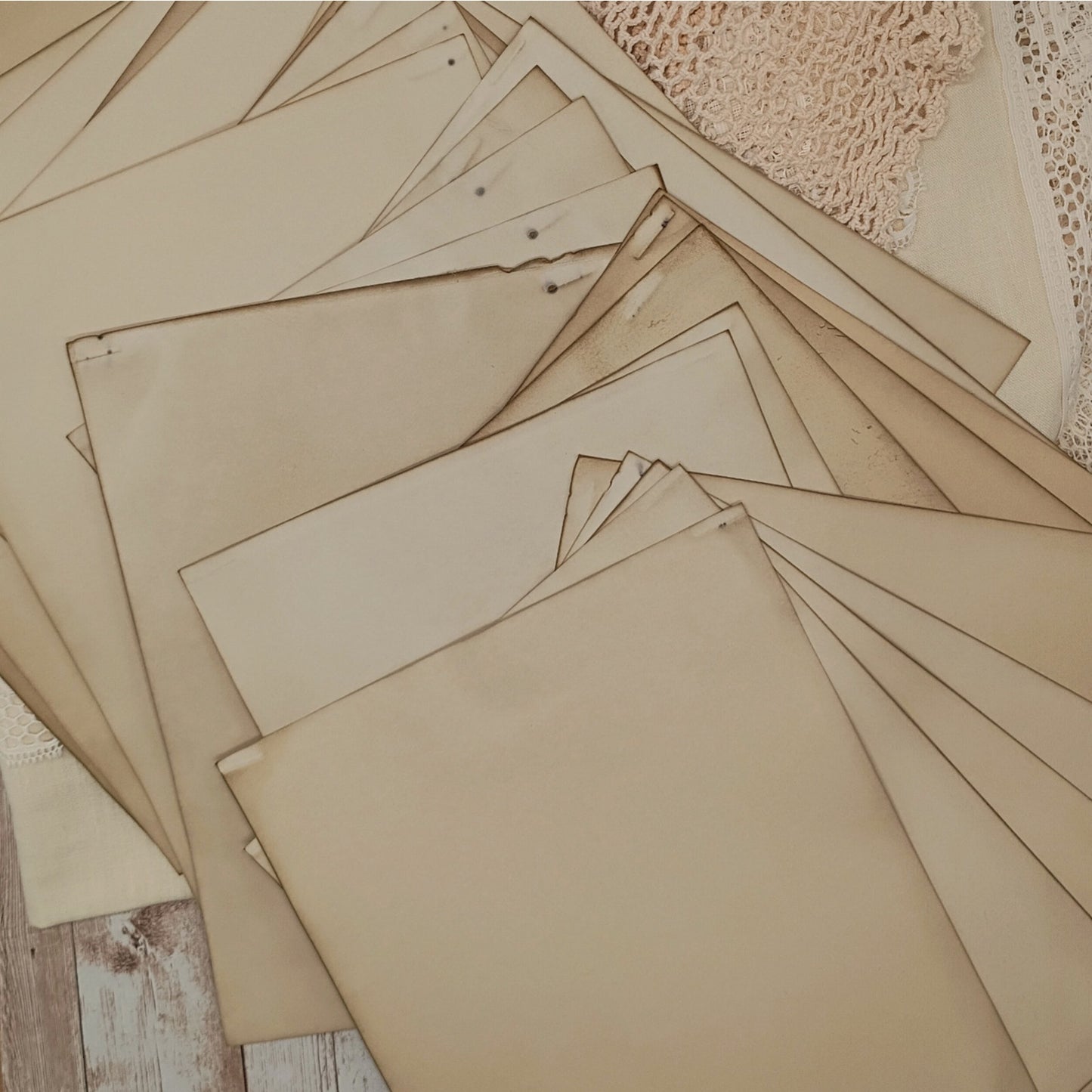 25 Heavy Weight 80 lb Coffee Dyed 8.5"x11" Papers, Brown Hand Dyed Cardstock