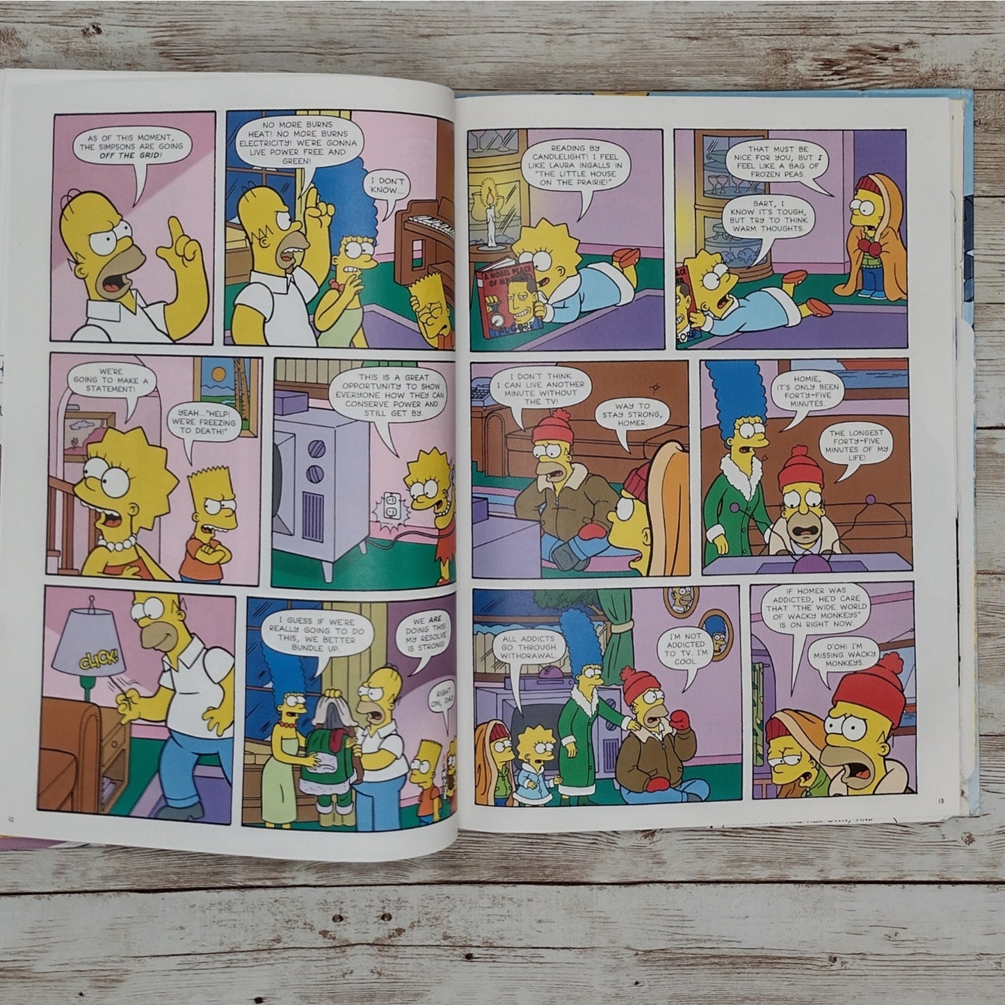 The Simpsons Altered Book Journal, Recycled Diary