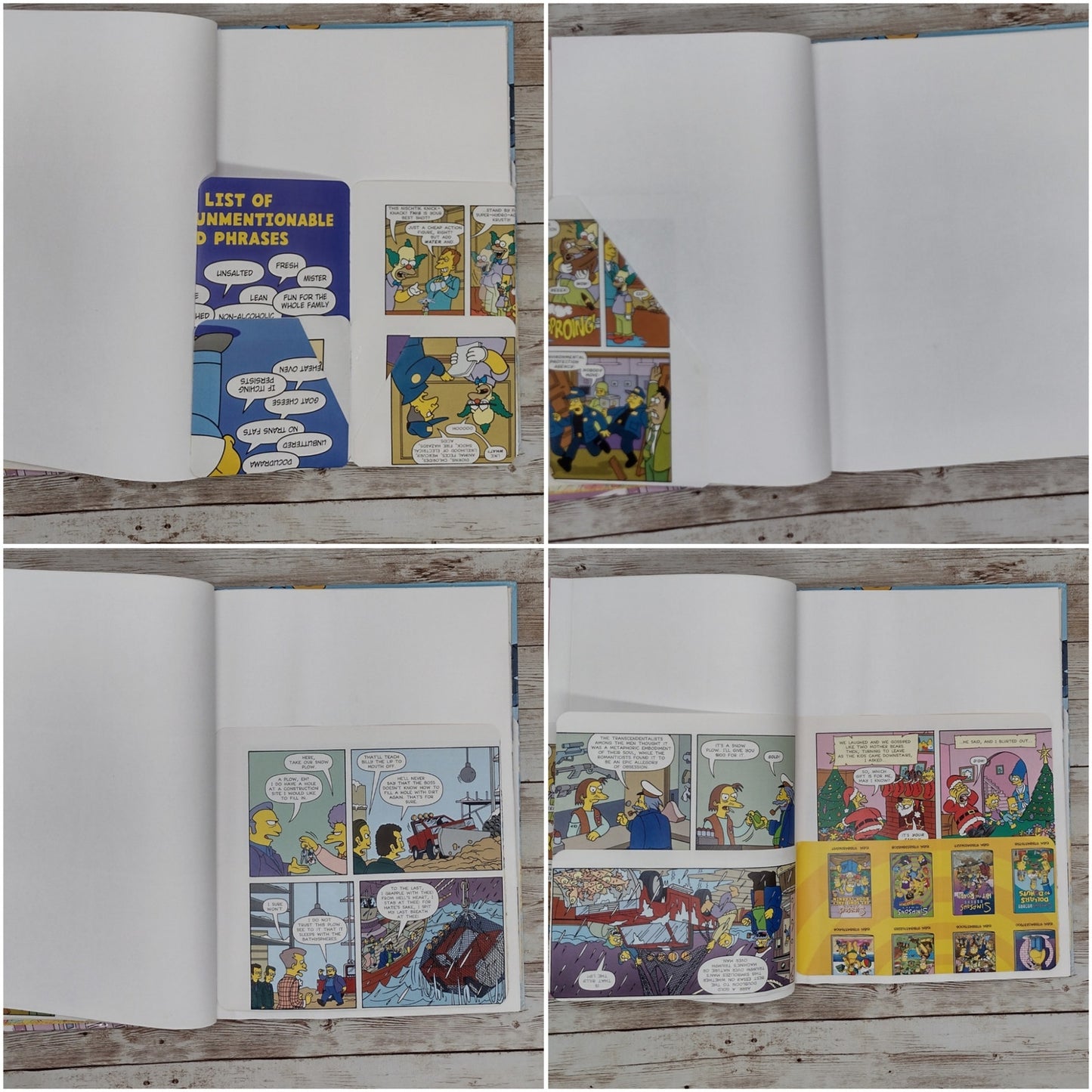 The Simpsons Altered Book Journal, Recycled Diary