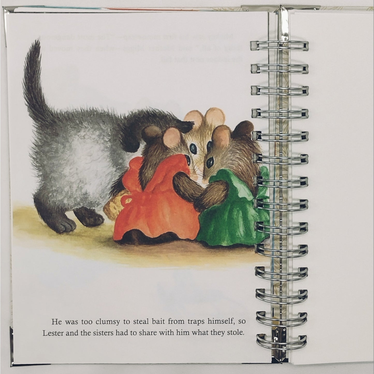Recycled Spiral Notebook Diary, The Kitten Who Thought, Altered Book Journal