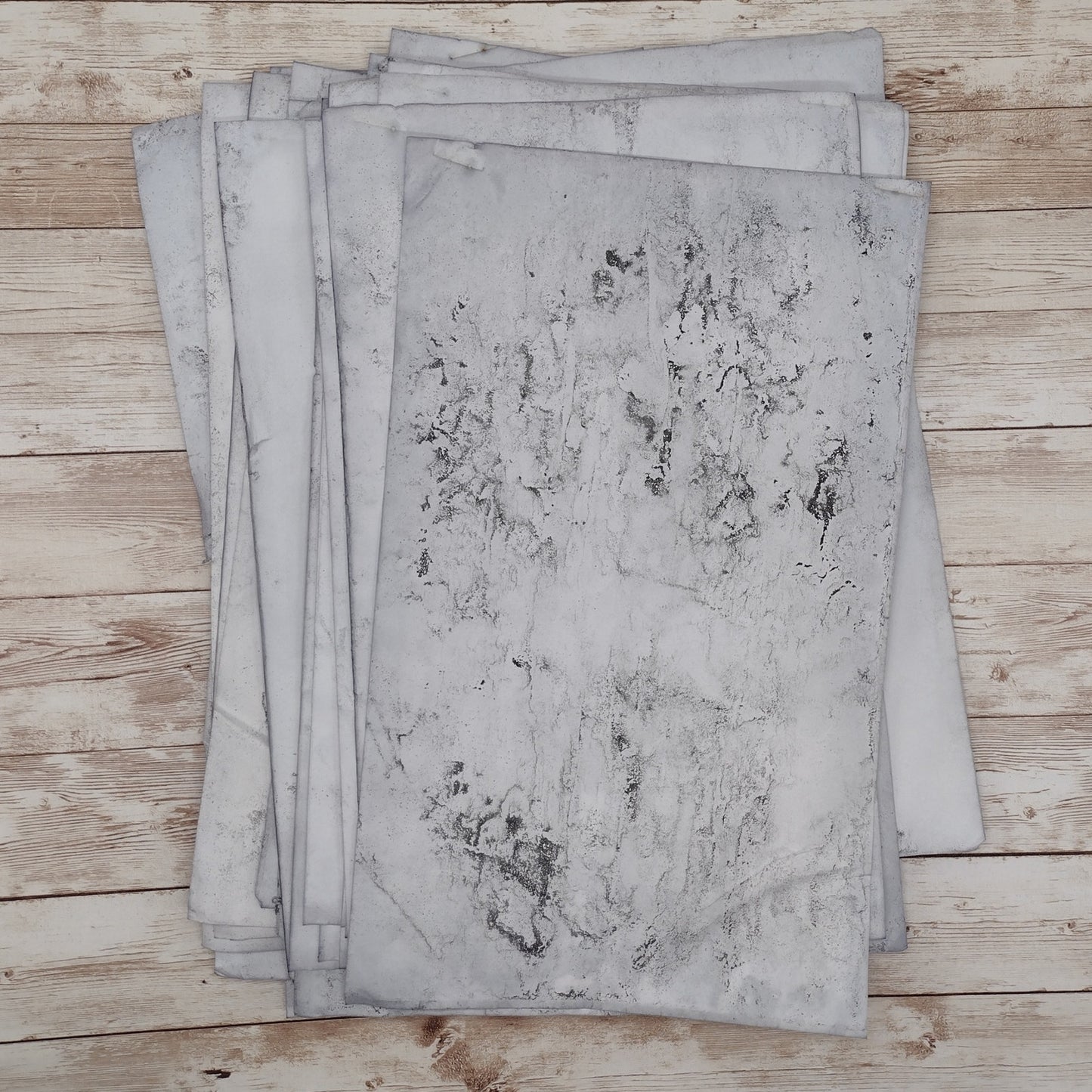 20 Super Grungy Dyed 8.5"x14" Papers, Hand Dyed Papers, Junk Journal Supply