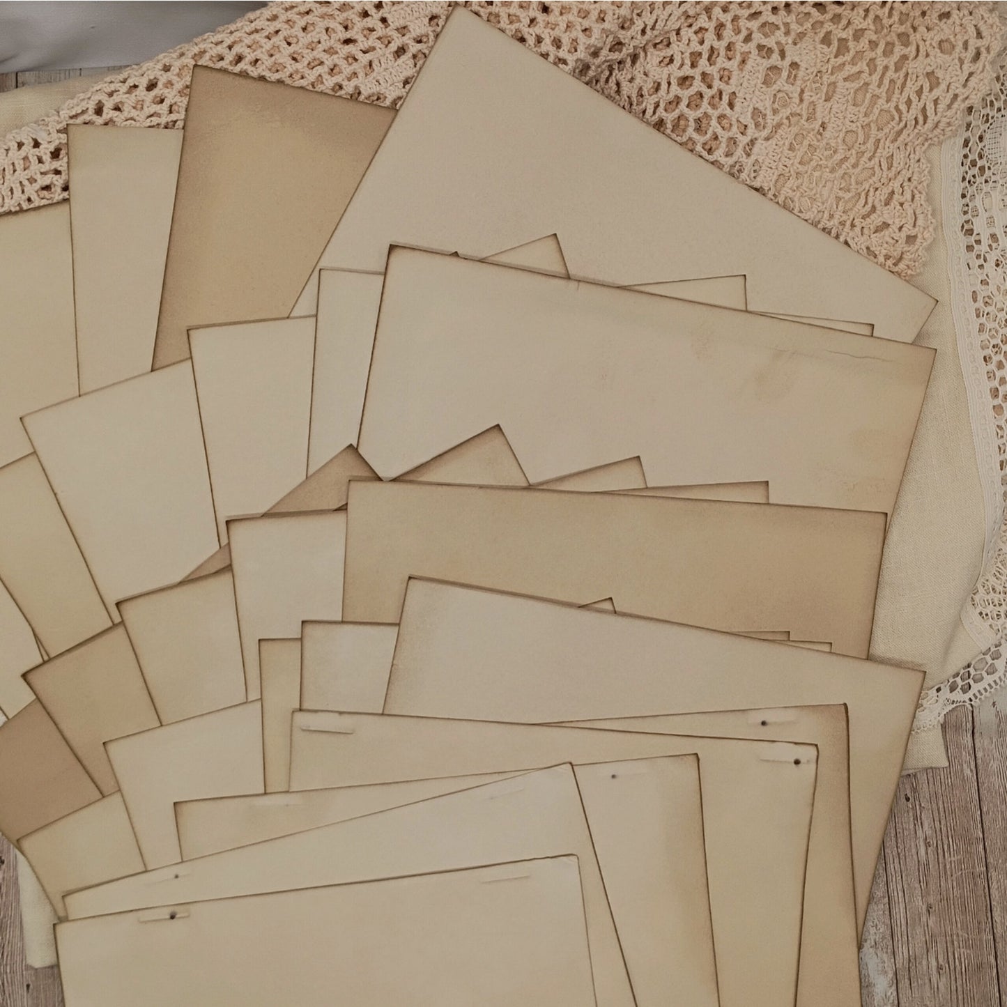 25 Heavy Weight 80 lb Coffee Dyed 8.5"x11" Papers, Brown Hand Dyed Cardstock