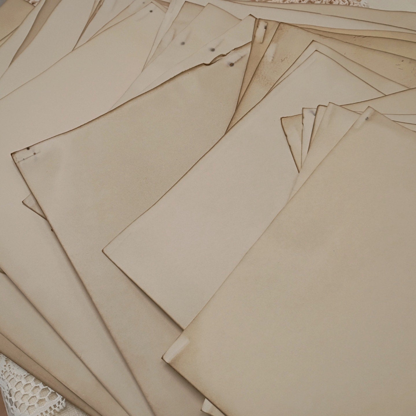 25 Heavy Weight 80 lb Coffee Dyed 8.5"x11" Papers, Brown Hand Dyed Cardstock