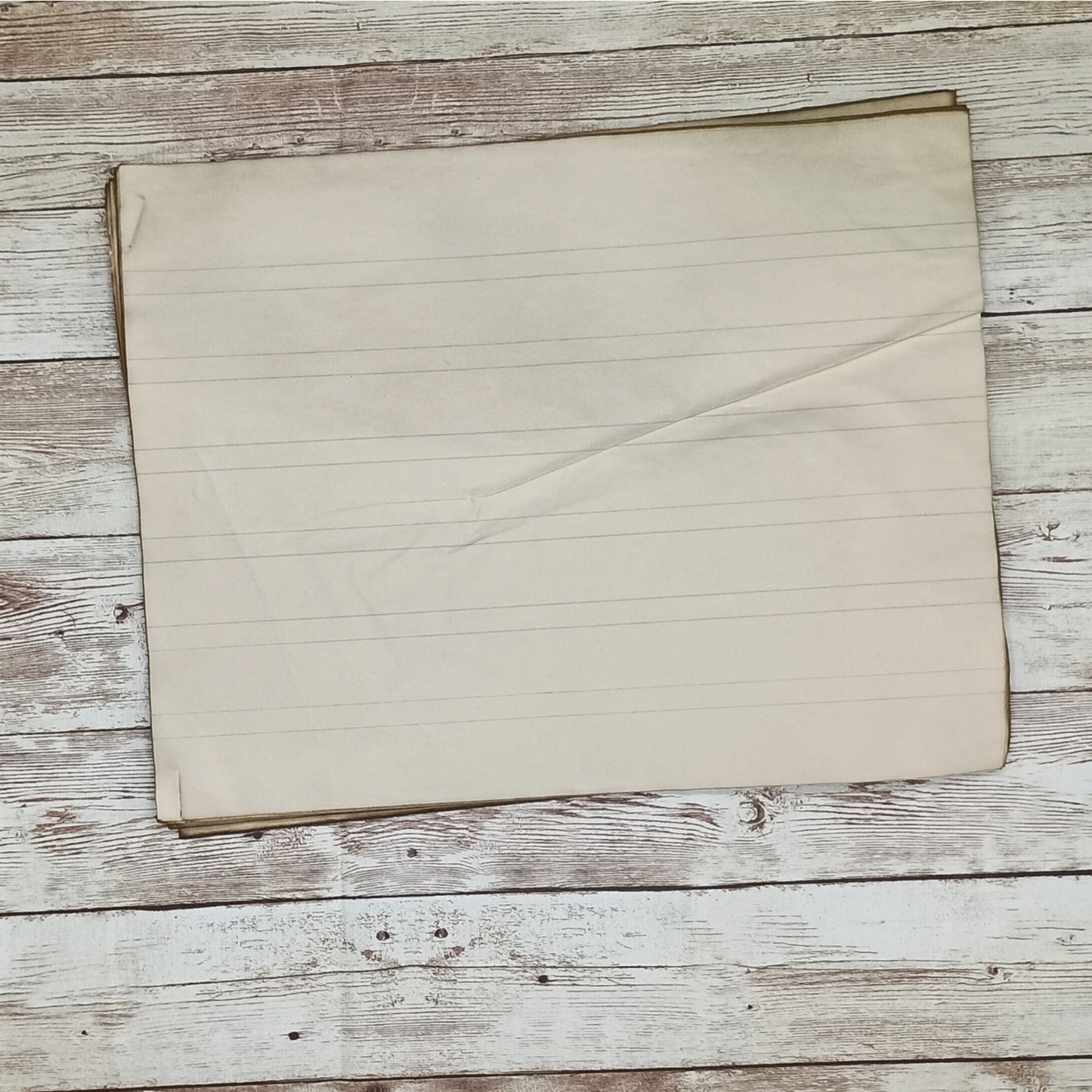 20 Coffee Dyed Child Writing Papers, 11x8.5 Sheets, Hand Dyed Papers