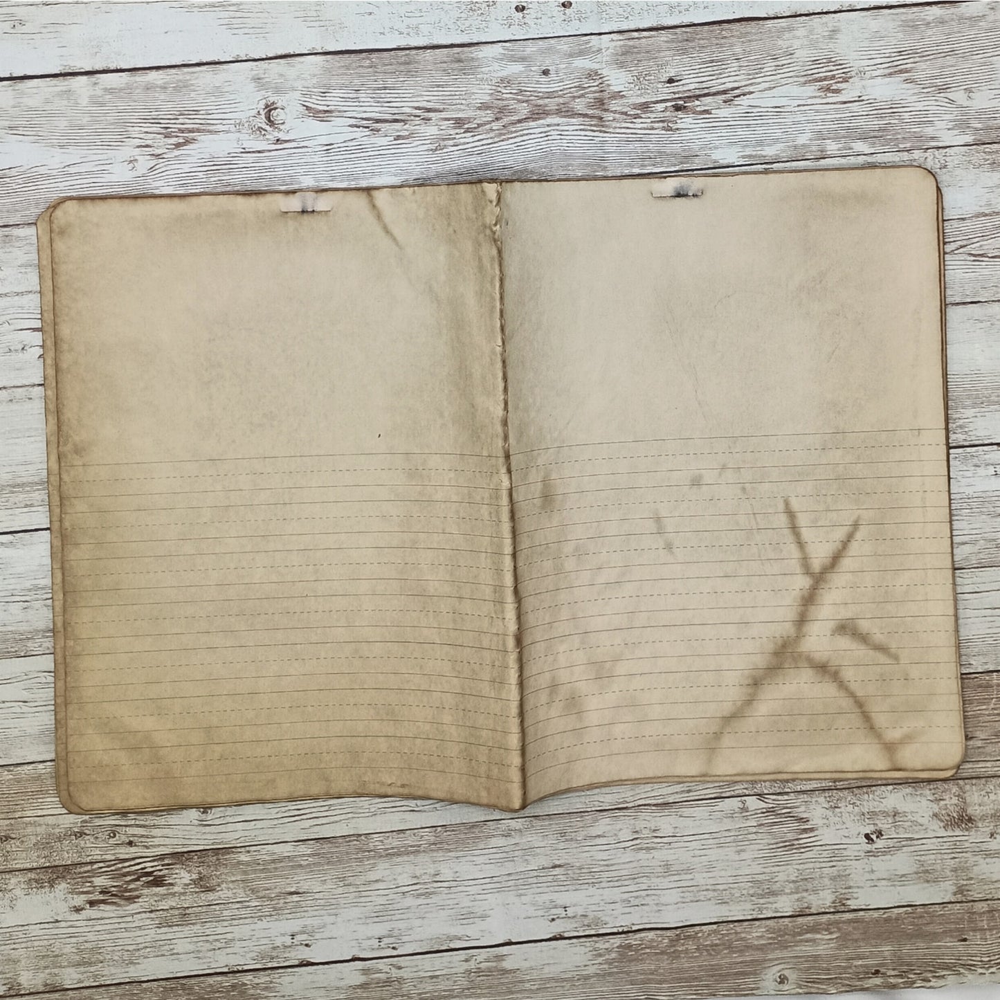 Child Composition Papers, 25 Coffee Dyed 9.5x14.5 Sheets, Hand Dyed Papers
