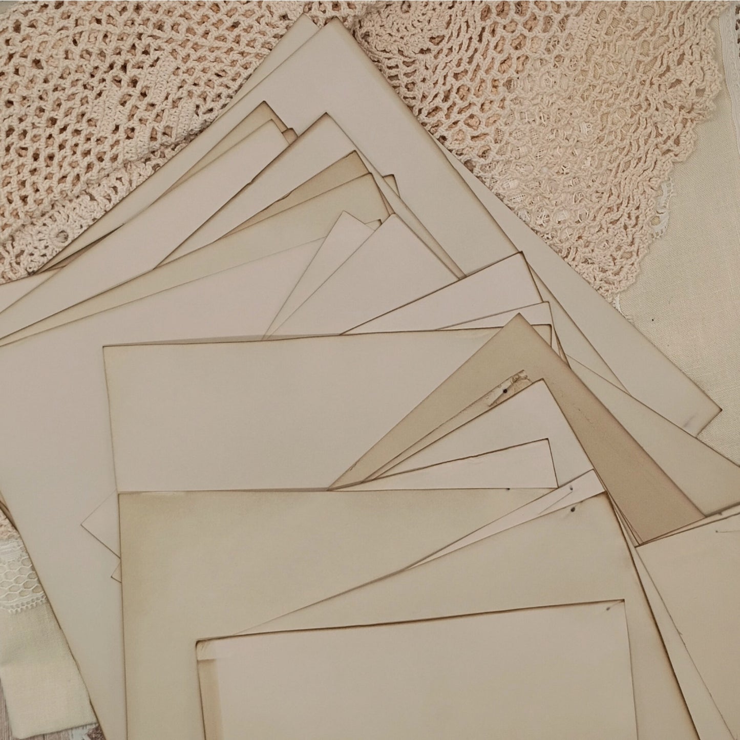 25 Very Heavy Coffee Dyed 8.5"x11" Papers, 110 Pound Antiqued Cardstock