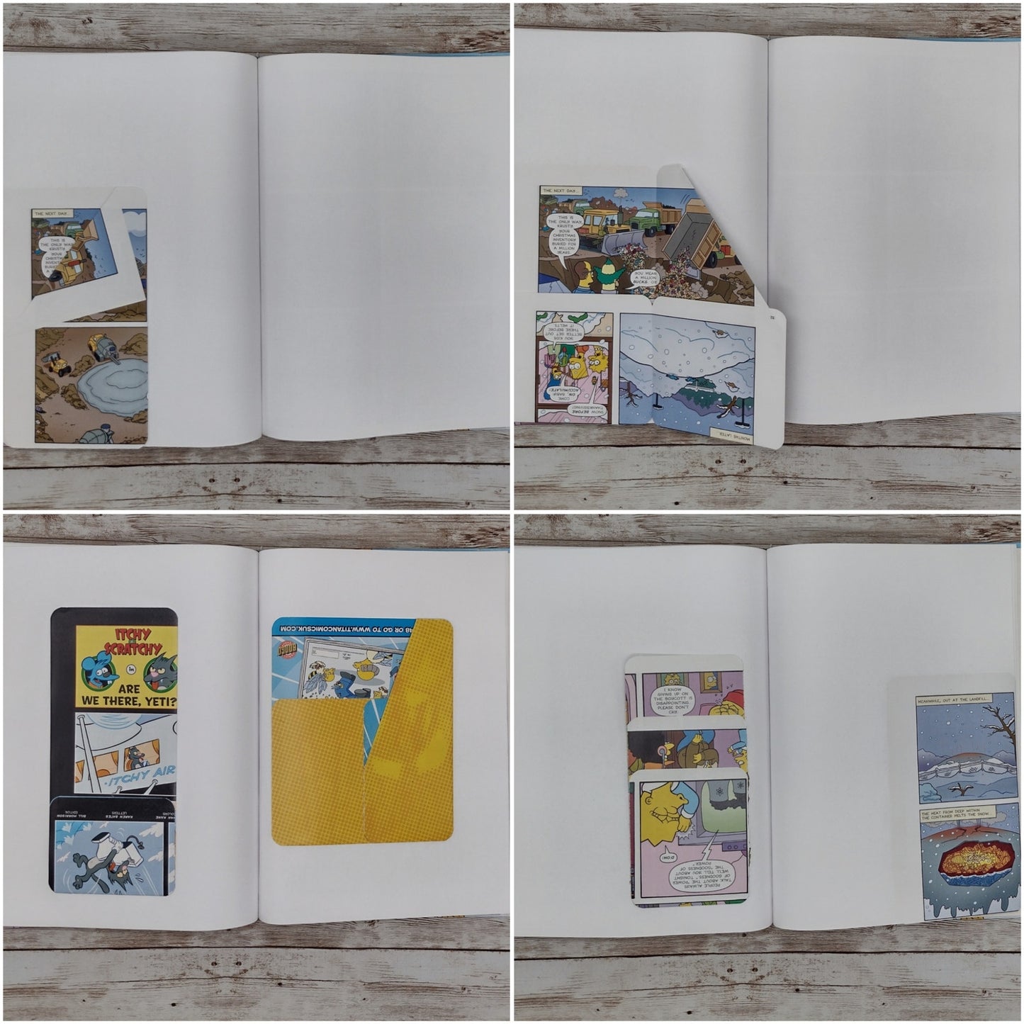 The Simpsons Altered Book Journal, Recycled Diary