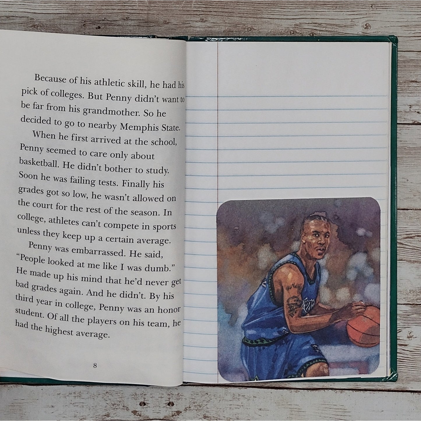 Hoop Heroes Journal, Basketball Book Journal, Blank Book Diary