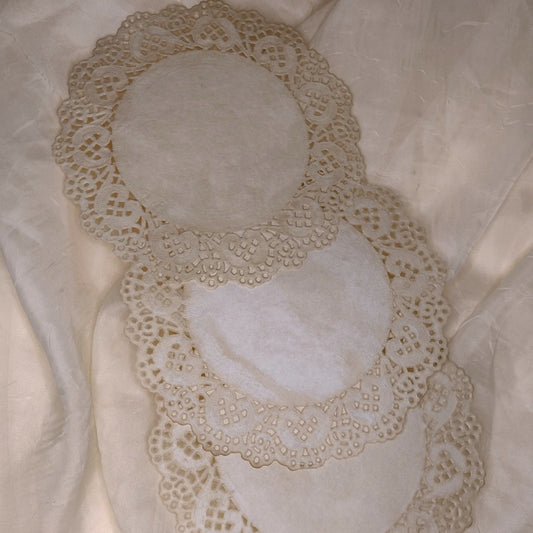 9 Coffee Stained Paper Doilies