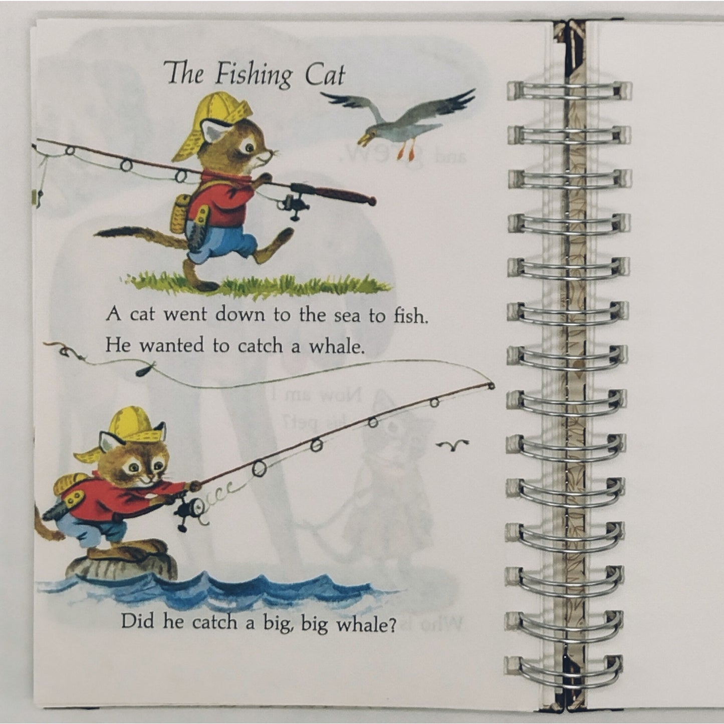 Recycled Spiral Notebook Diary, Just For Fun, Altered Book Journal