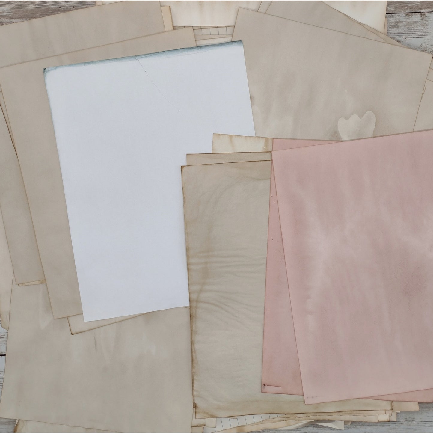 Dyed Paper Seconds: Imperfect Eco Dyed Paper Mix with Dictionary Prints