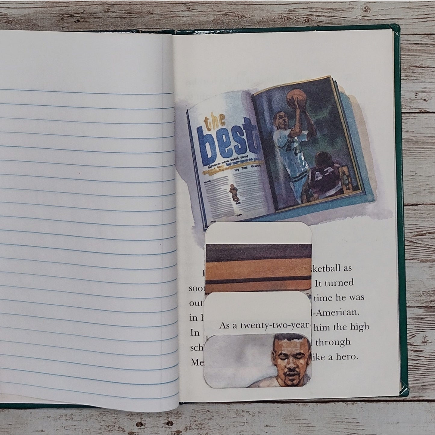 Hoop Heroes Journal, Basketball Book Journal, Blank Book Diary