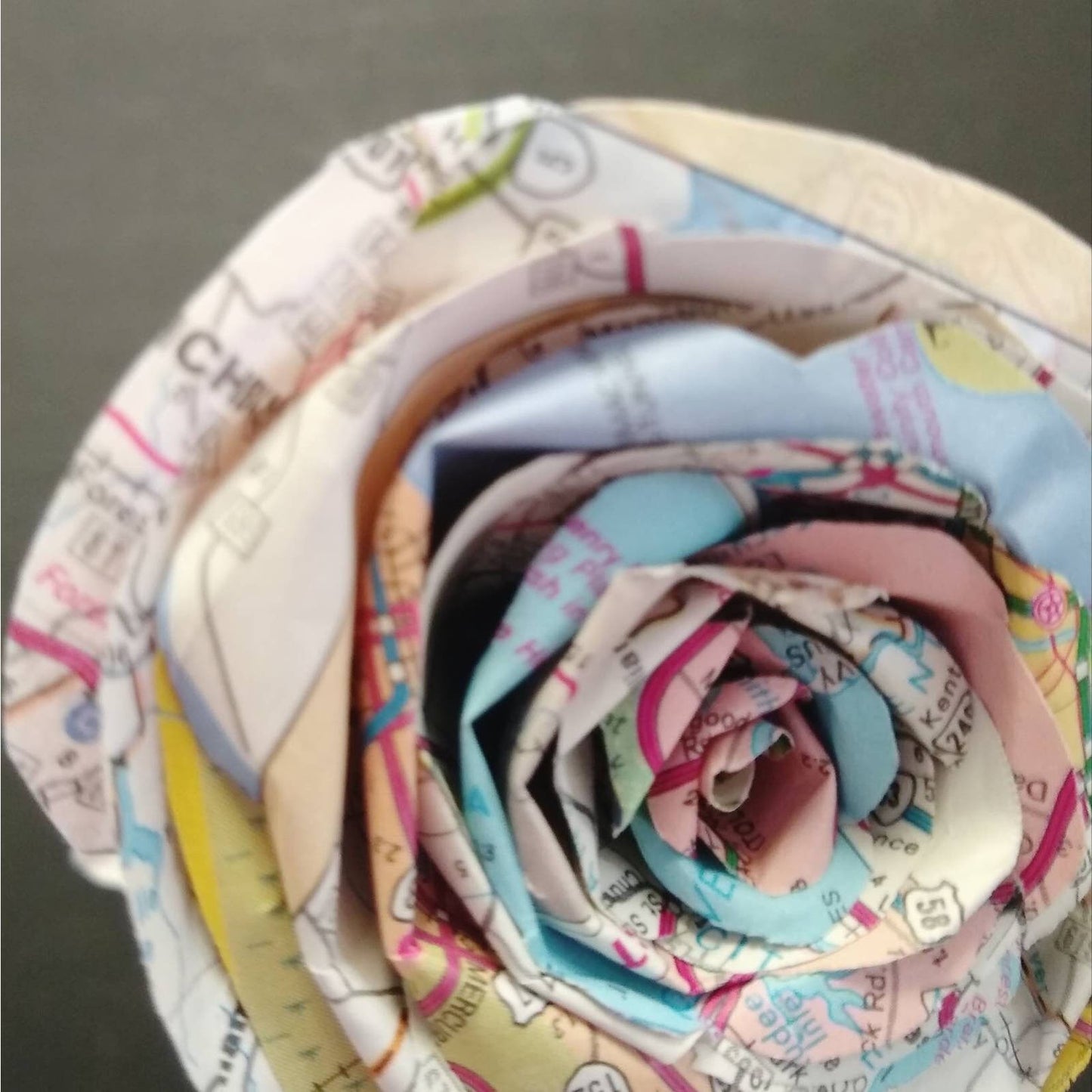 Paper Roses: Custom Long Stem Origami Flower