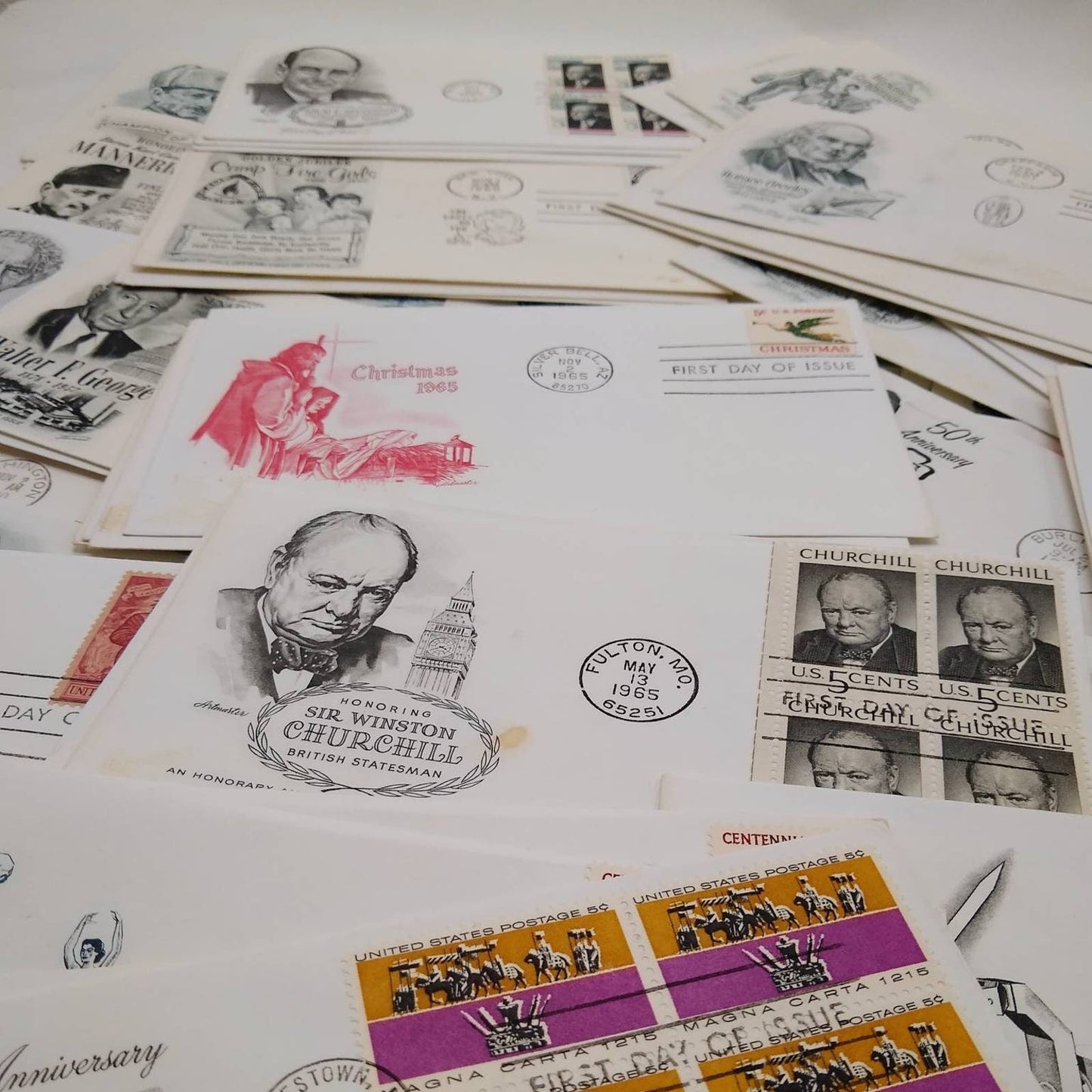25 First Day of Issue Envelopes, Vintage Envelopes,  1960s Envelopes
