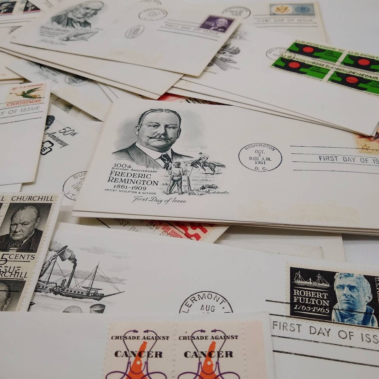 25 First Day of Issue Envelopes, Vintage Envelopes,  1960s Envelopes