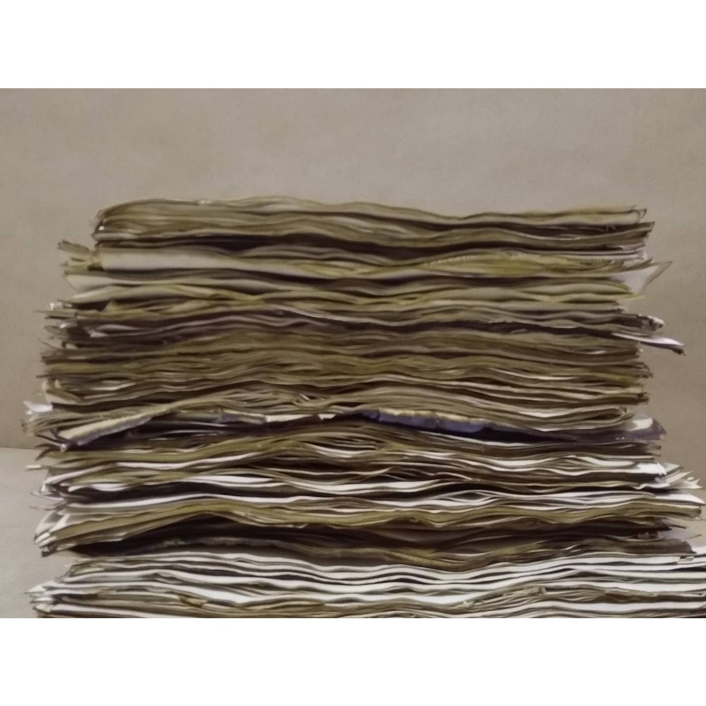 100 Coffee Dyed 8.5"x14" Papers, Hand Dyed Papers, Junk Journal Supply