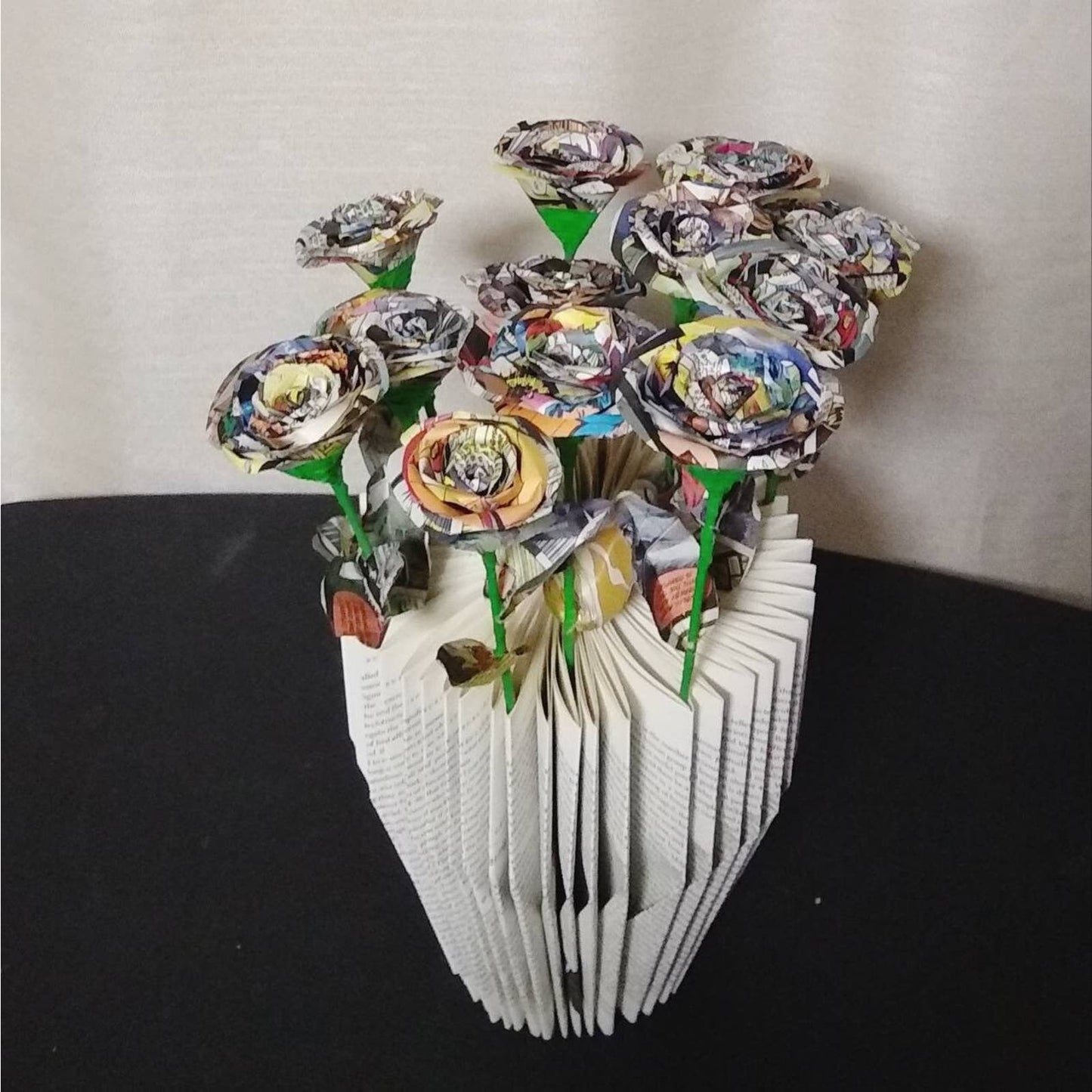 Paper Roses: Custom Long Stem Origami Flower
