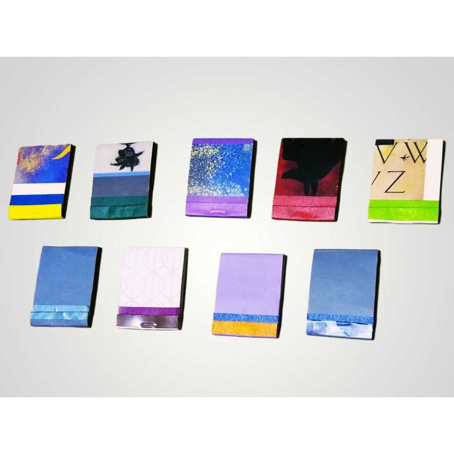 9 Miniature Notebooks, Matchbook Notepads